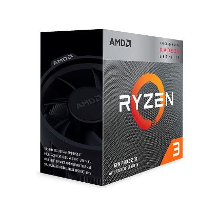 Processador AMD Ryzen 3 3200G, 3.6GHz (4.0GHz Turbo), 4-Core 4-Threads, Cache 6MB, AM4