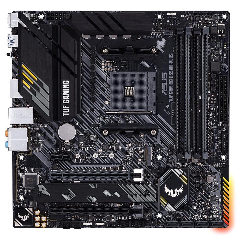 Placa Mãe Asus TUF Gaming B550M-Plus, Chipset B550, AMD AM4, mATX, DDR4