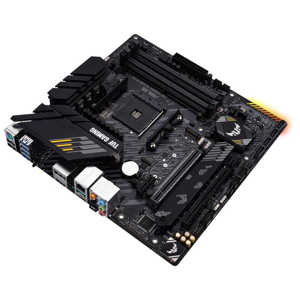 Placa Mãe Asus TUF Gaming B550M-Plus, Chipset B550, AMD AM4, mATX, DDR4
