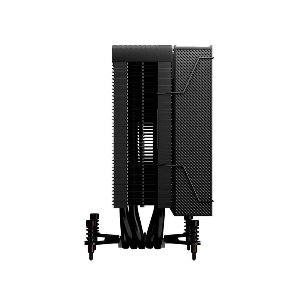 Air Cooler Aerion Titan Black, 120mm, RGB, Display Digital, 4 Heatpipes 6mm, Preto
