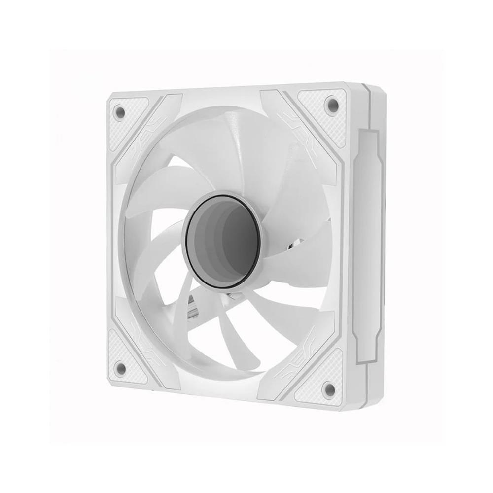 Cooler Fan Gamer Liketec Enigma, ARGB, 120mm, Reverse, Branco - LF-UNARGB-ENIGMA-2103