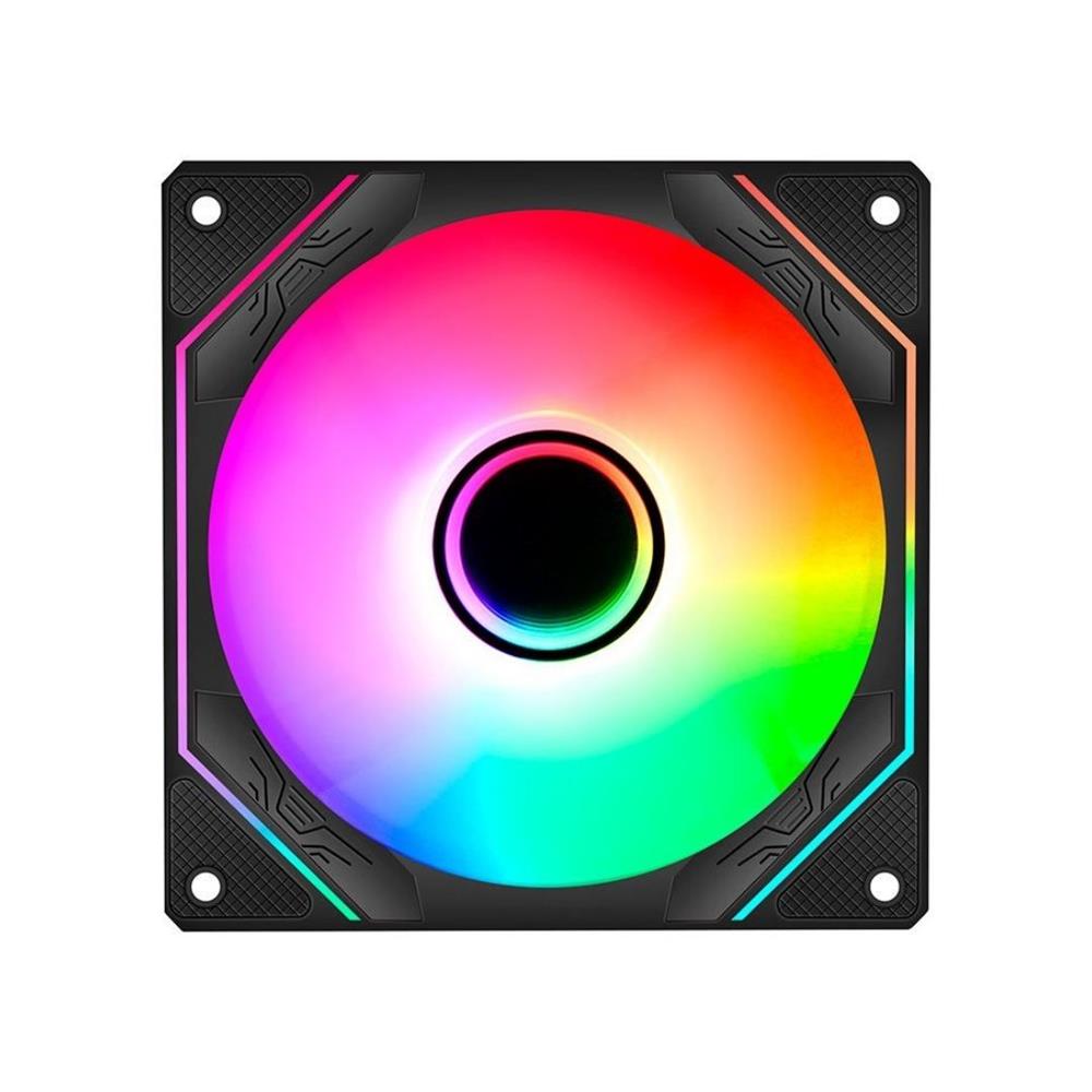 Cooler Fan Gamer Liketec Enigma, ARGB, 120mm, Reverse, Preto - LF-UNARGB-ENIGMA-2104