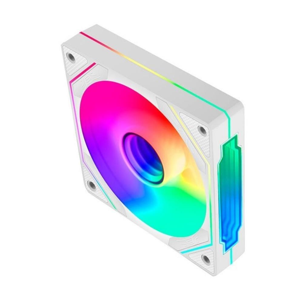 Cooler Fan Liketec Enigma, ARGB, 120mm, Branco - LF-UNARGB-ENIGMA-2082