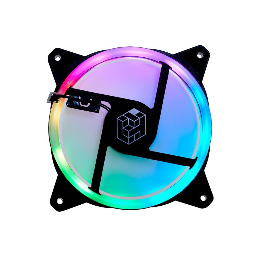 Cooler Fan Liketec Lighter 120 mm, Ventoinha ARGB, Preto