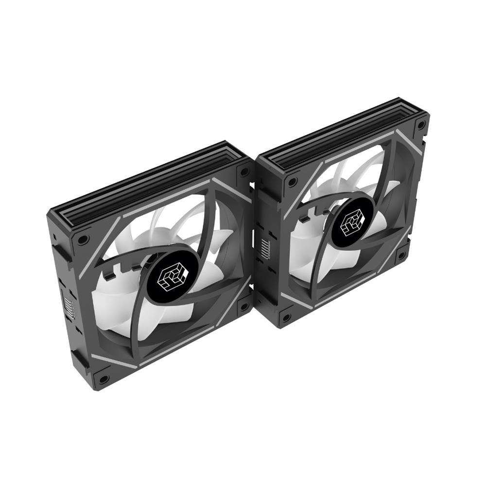 Fan Gamer Liketec Puzzle, 120 mm, ARGB, Preto