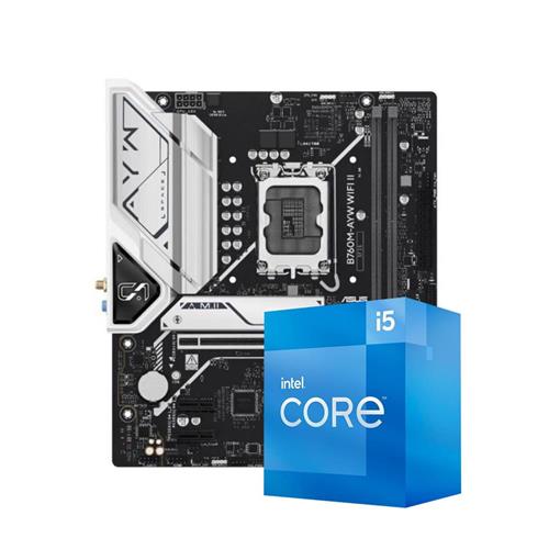 Kit Upgrade, Intel Core i5-12400F + Placa-mãe ASUS B760M-AYW WIFI II