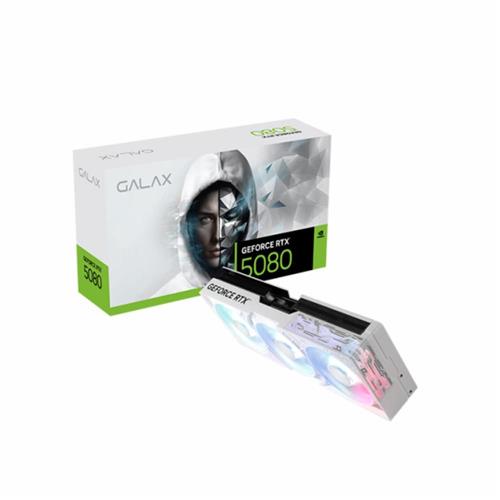 Placa de Vídeo, GALAX GeForce RTX 5080 OC 3X, 16GB GDDR7, Branco