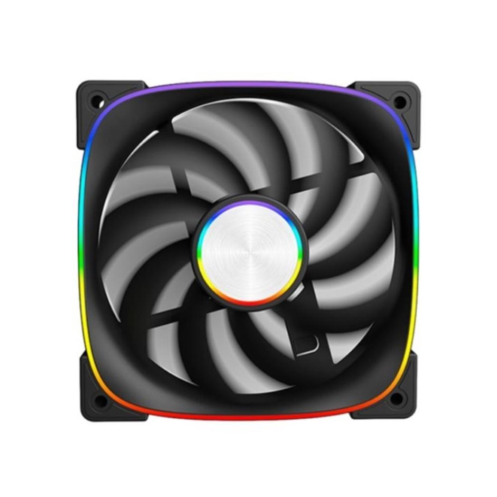 Fan Cooler Liketec Riddle 120 mm, Ventoinha para Gabinete, Preto