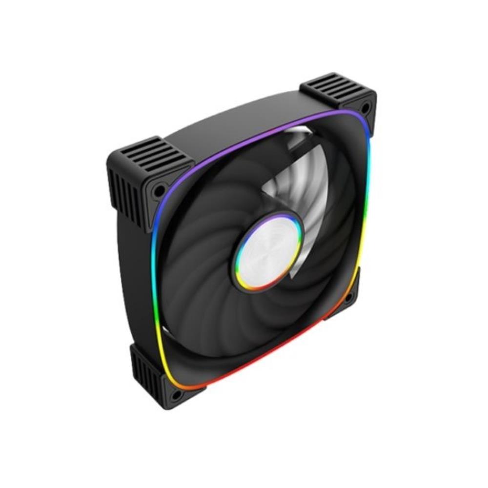 Fan Cooler Liketec Riddle 120 mm, Ventoinha para Gabinete, Preto