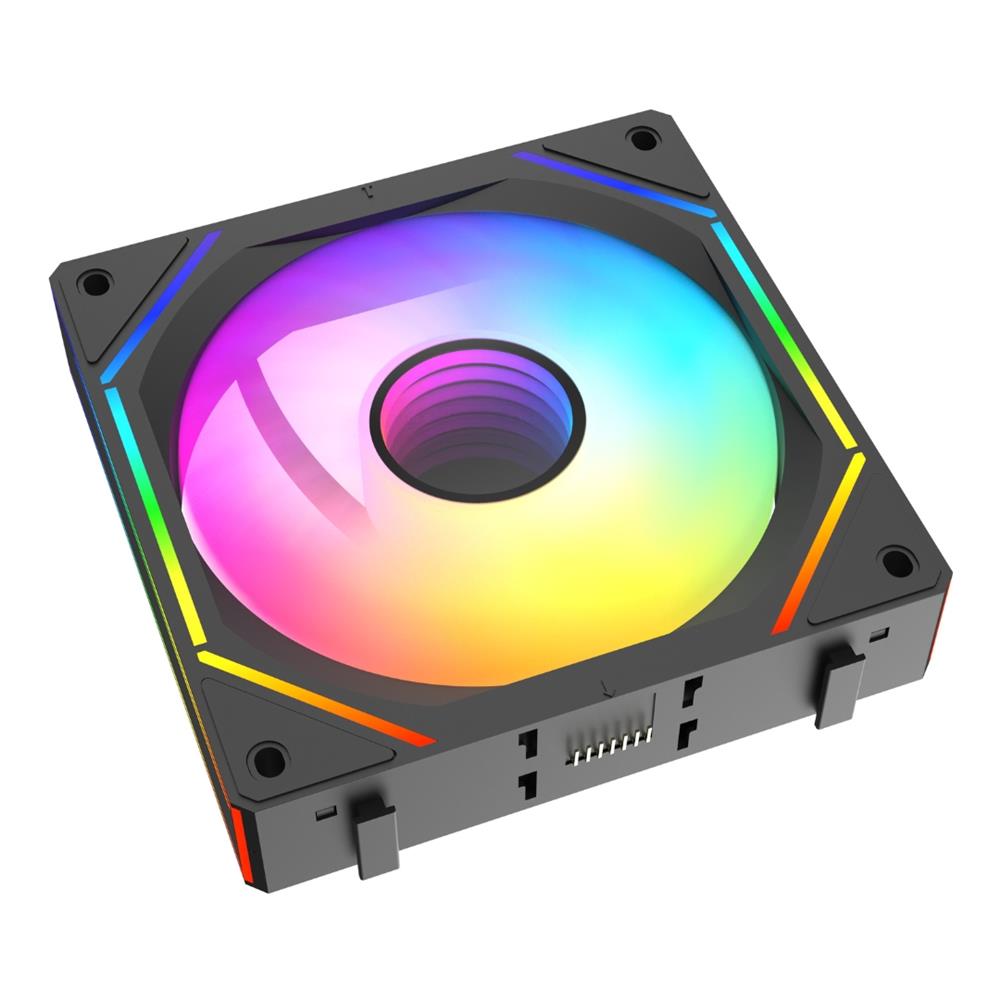 Fan Cooler Liketec Riddle 120mm, Preto, ARGB