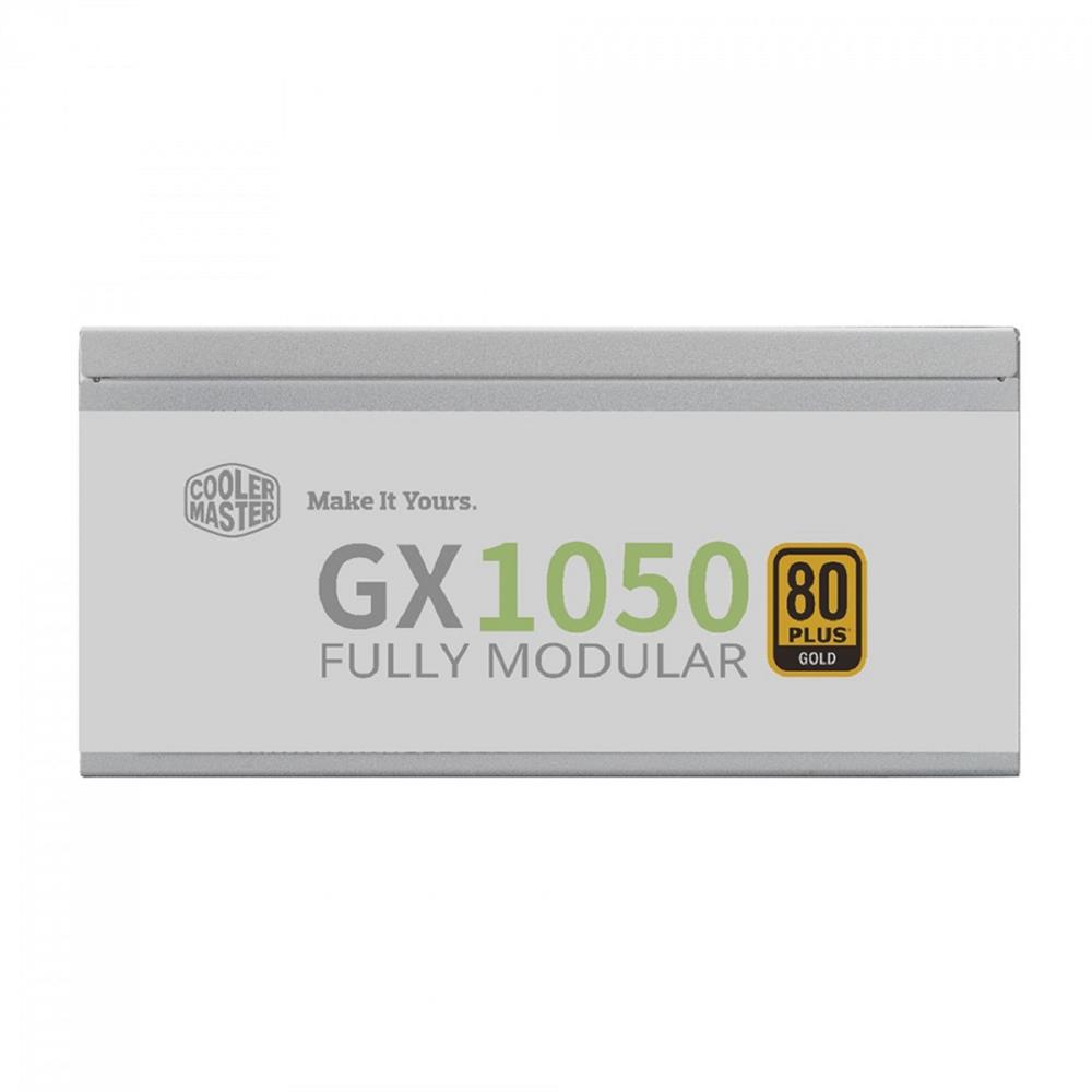 Fonte Cooler Master GX Gold 1050W, 80 Plus Gold, PFC Ativo, Full Modular, Branco
