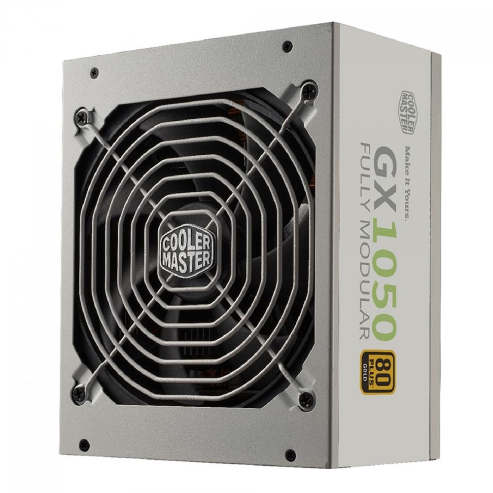 Fonte Cooler Master GX Gold 1050W, 80 Plus Gold, PFC Ativo, Full Modular, Branco
