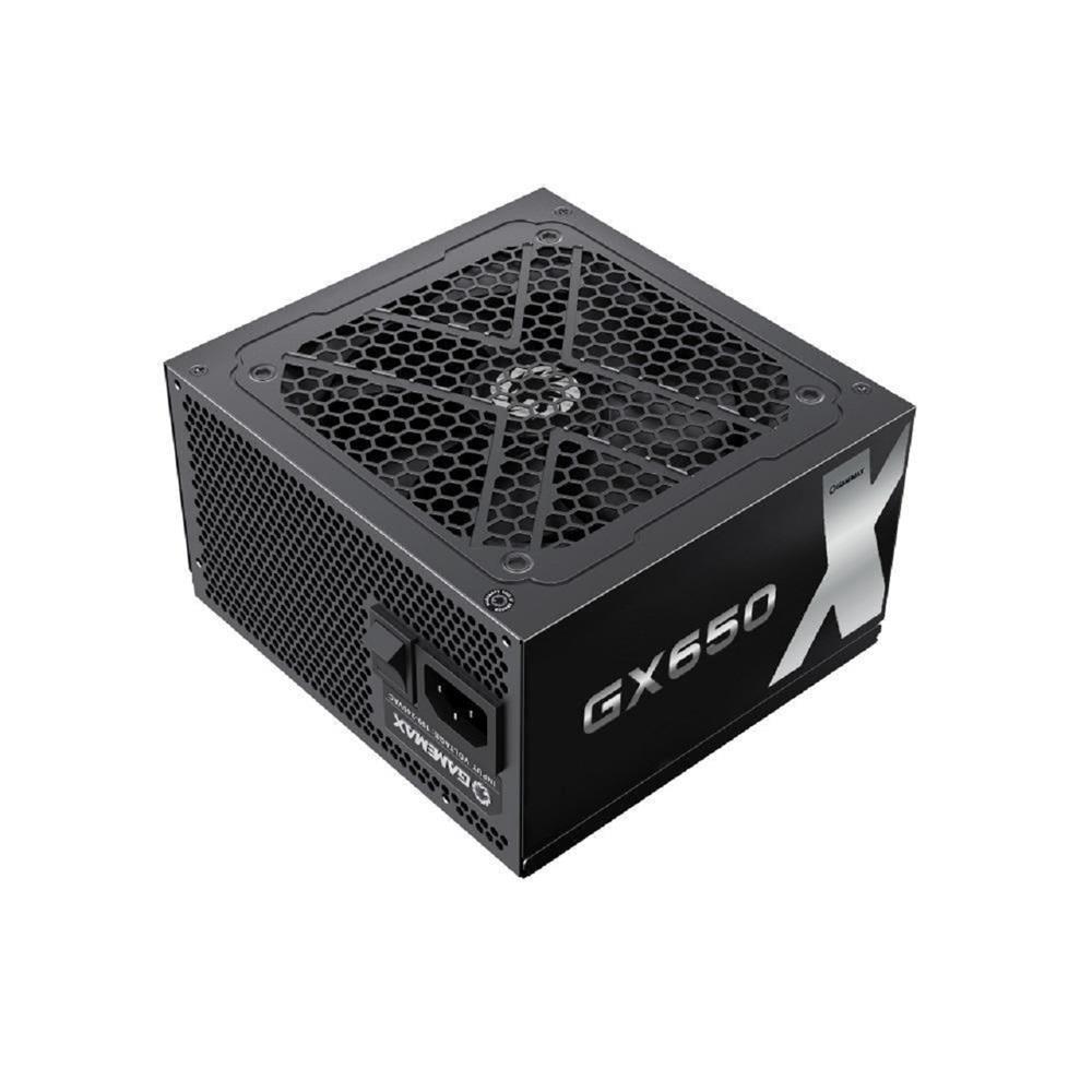 Fonte Gamemax GX650, 650W, 80 Plus Gold, Full Modular, PFC Ativo, Preto