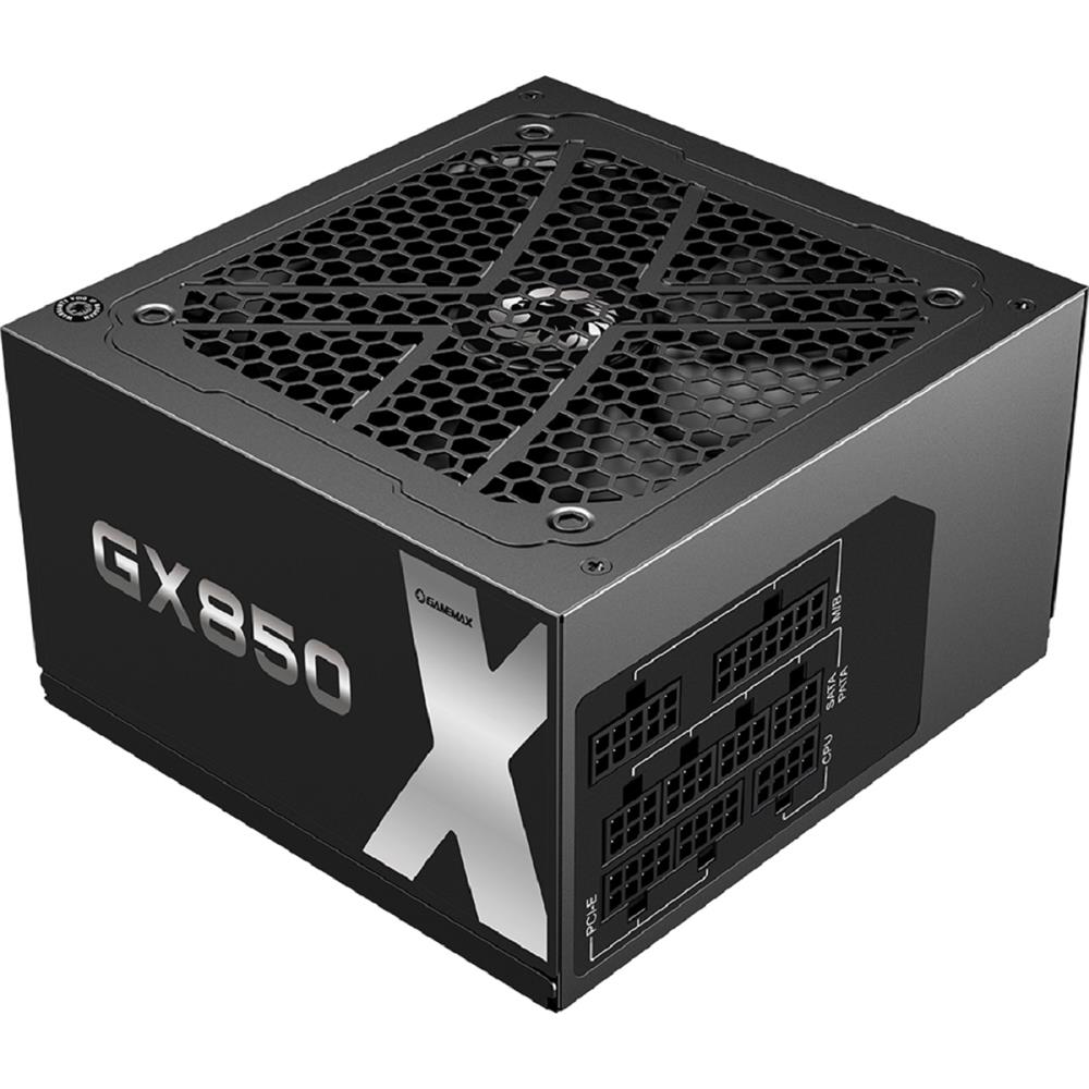 Fonte Gamemax GX850, 850W, 80 Plus Gold, Full Modular, PFC Ativo, Preto