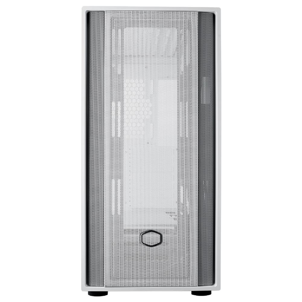Gabinete Cooler Master MASTERBOX 600 LITE, Mid Tower, ITX, mATX, E-ATX, 3 Fan, Aço, Branco