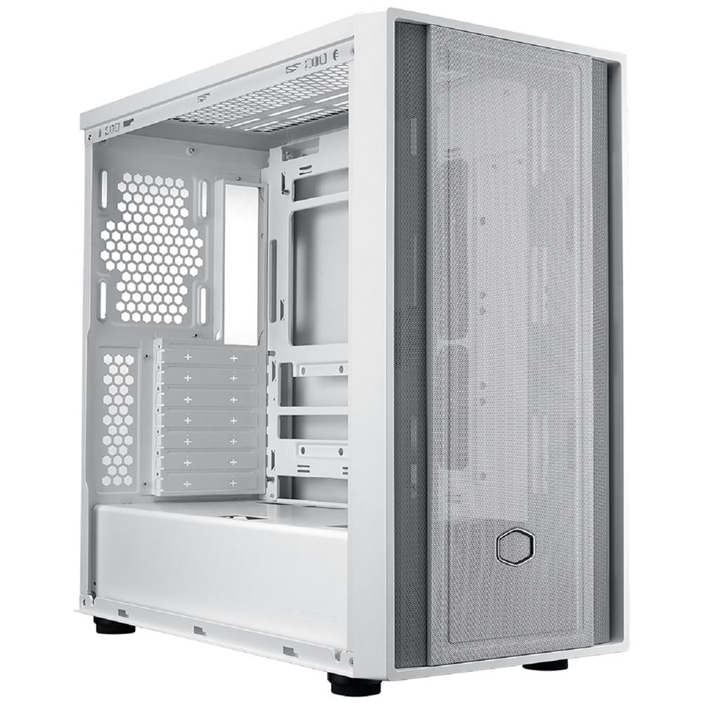 Gabinete Cooler Master MASTERBOX 600 LITE, Mid Tower, ITX, mATX, E-ATX, 3 Fan, Aço, Branco