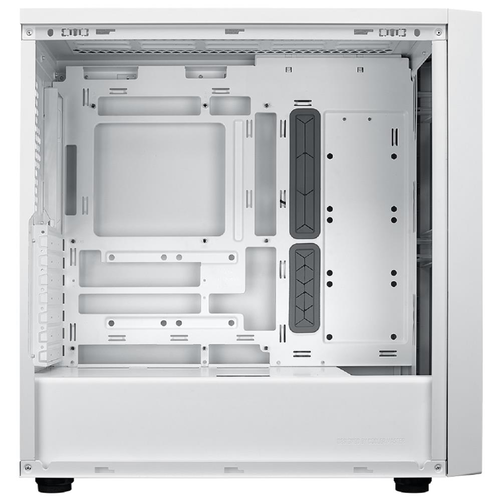 Gabinete Cooler Master MASTERBOX 600 LITE, Mid Tower, ITX, mATX, E-ATX, 3 Fan, Aço, Branco