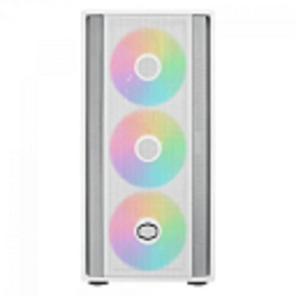 Gabinete Gamer Cooler Master Masterbox 600, Mid Tower, ATX, Fan 120mm, Sem Fonte, 3 Fans, ARGB, BCO