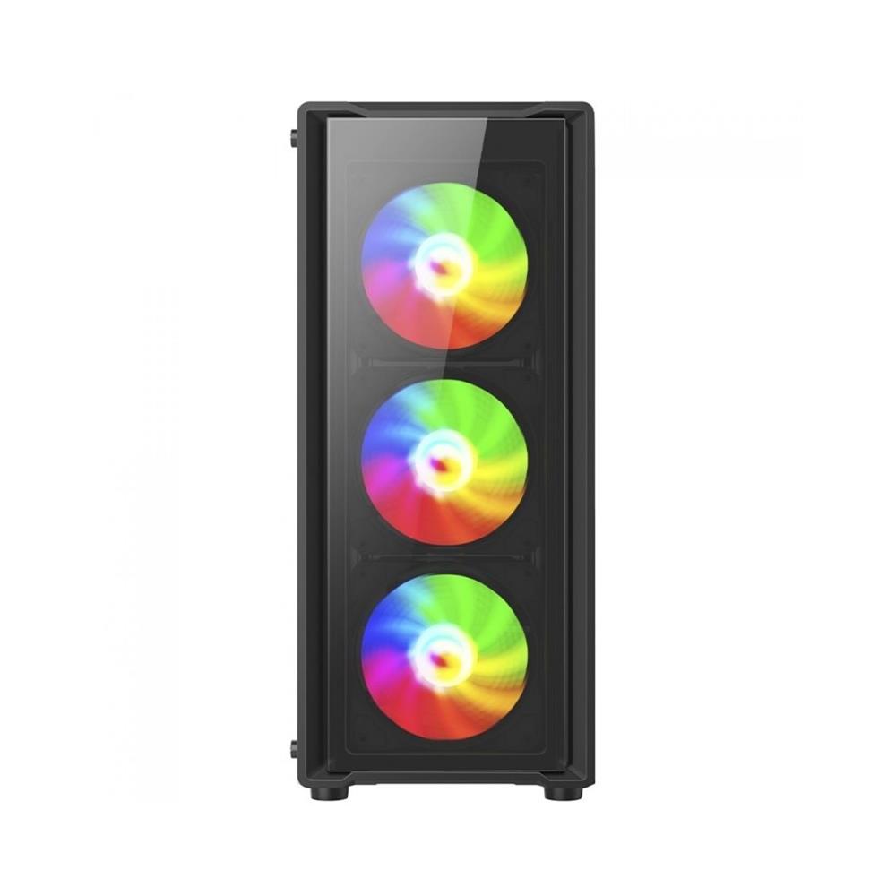 Gabinete Gamer Liketec Sigma, Mid Tower, Vidro Temperado, ATX, Sem Fonte, Com 3 Fans