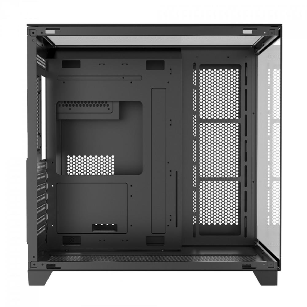Gabinete Gamer Liketec Zeus Pro Glass, Mid Tower, Vidro Temperado, ATX, Black LC-CB3X3-ZEUS-2089
