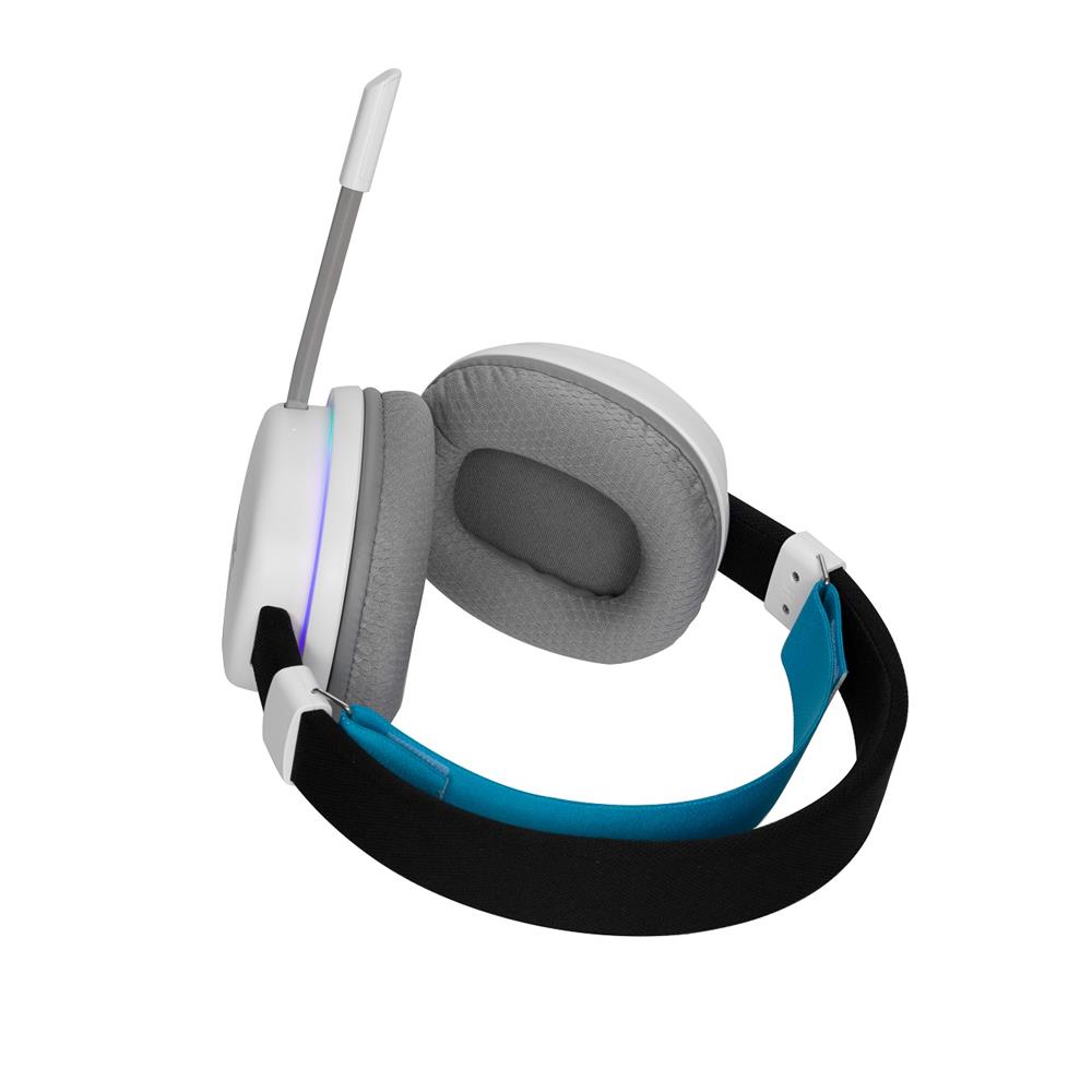 Headset Gamer New Hero Mage, RGB, Drivers de 40mm, Múltiplas Plataformas, Branco