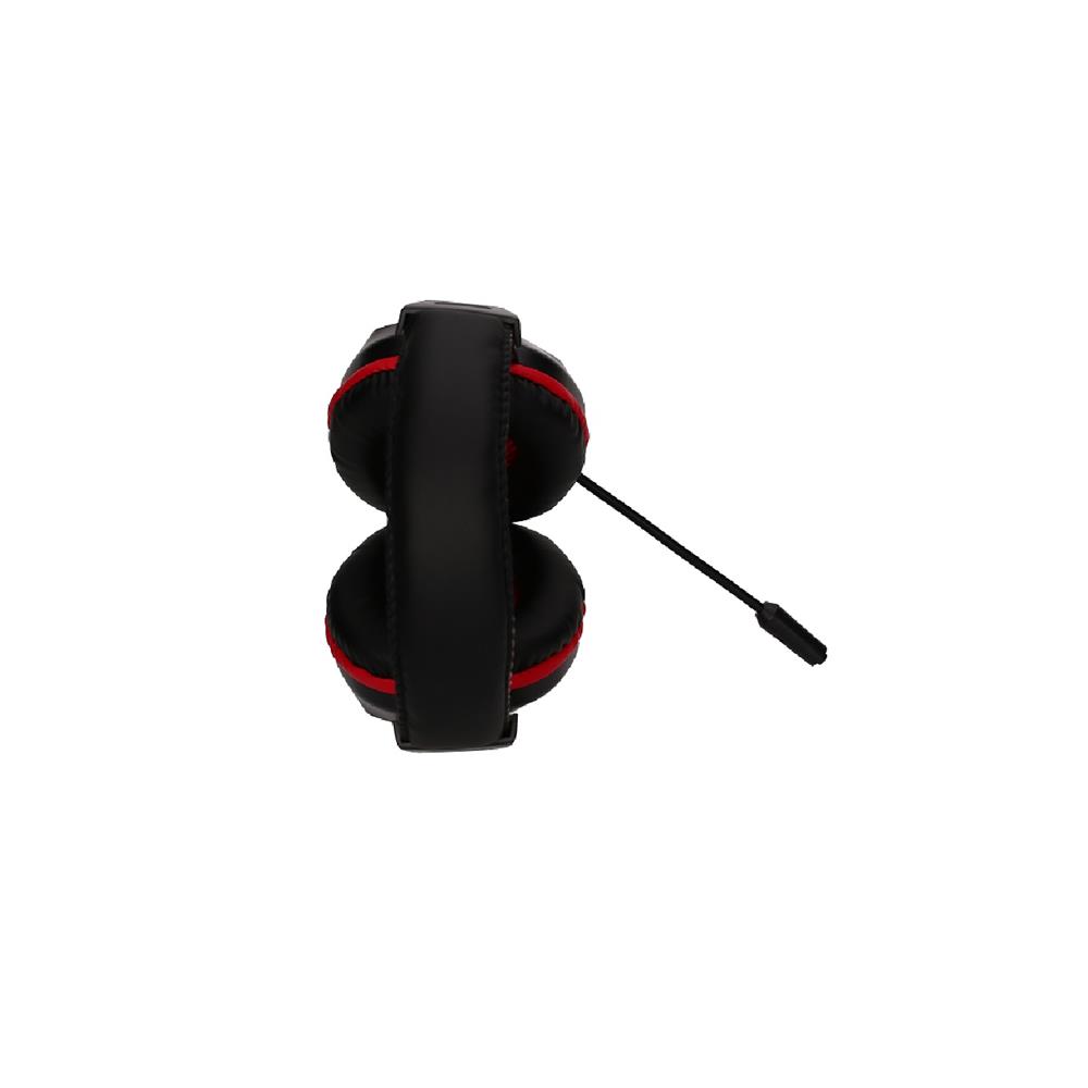 Headset Gamer New Hero Ultron, RGB, 3.5mm, Drivers de 40mm, Múltiplas Plataformas, Preto e Vermelho