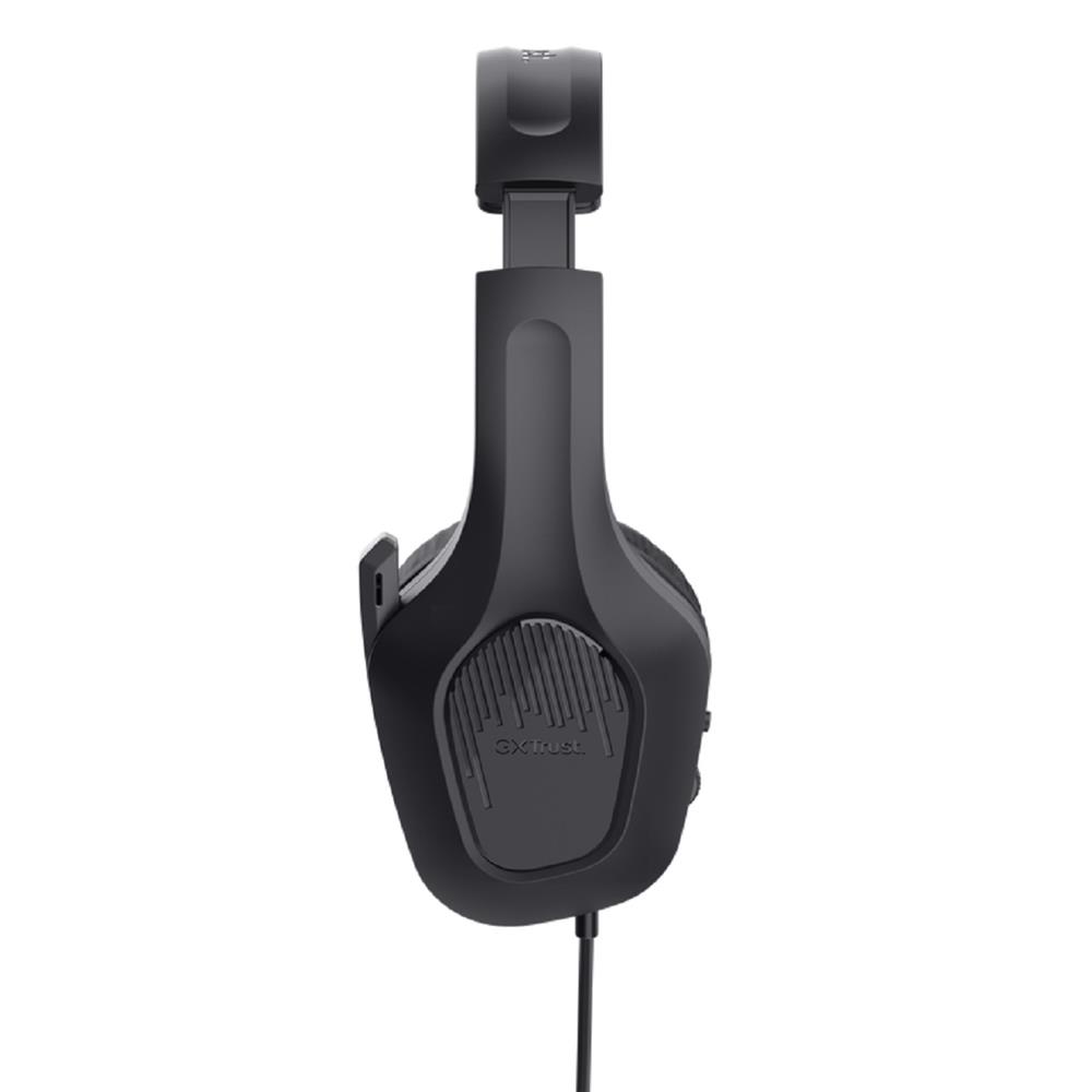 Headset Gamer Trust GXT 415 Zirox, Com Fio, Microfone, ABS, Couro Sintético, Preto
