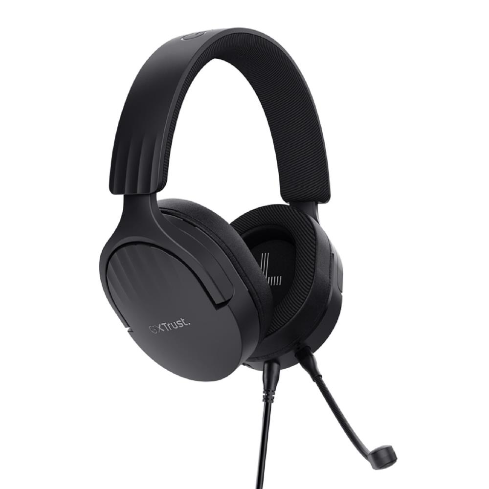Headset Gamer Trust GXT 489 Fayzo, Com Fio, Microfone, ABS, PCR, Preto