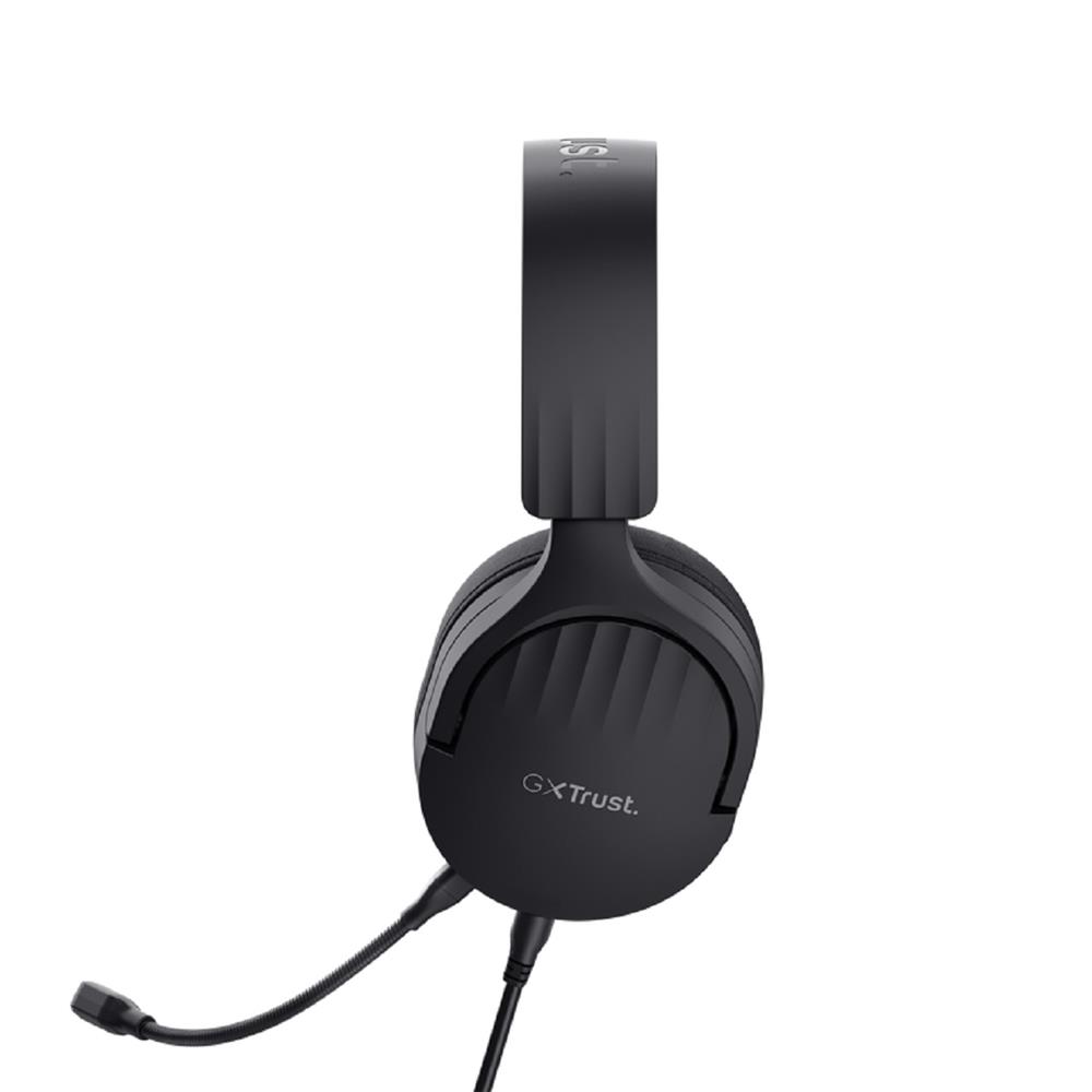 Headset Gamer Trust GXT 489 Fayzo, Com Fio, Microfone, ABS, PCR, Preto