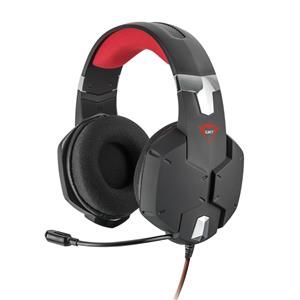 Headset Gamer Trust GXT 322 Carus , Drivers 50mm , 3.5mm , Múltiplas Plataformas , Over-ear , Preto