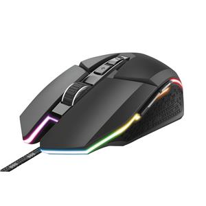 Mouse Gamer Trust GXT 950 Idon , RGB , 6000 DPI , 7 Botões Programáveis , USB , Preto