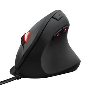 Mouse Gamer Trust GXT 144 Rexx , RGB , Ergonômico , 10000 DPI , 6 Botões Programáveis , USB , Preto