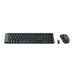 Kit Teclado e Mouse Sem Fio Logitech MK220 , ABNT2 , Preto