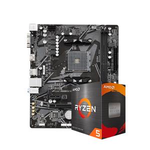 Kit Upgrade , AMD Ryzen 5 5000 + Placa Mãe Gigabyte A520M K V2 , Chipset A520