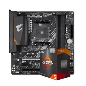 Kit Upgrade , AMD Ryzen 5 5600GT + Placa Mãe Gigabyte B550M Aorus Elite