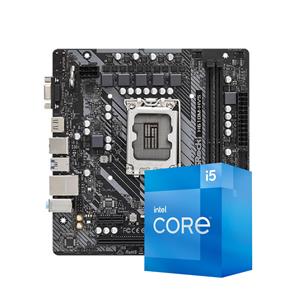 Kit Upgrade , Intel Core i5-12400F + Placa Mãe ASRock H610M-HVS , Chipset H610