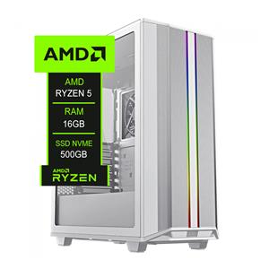 PC Gamer Chipart , AMD Ryzen 5 5600GT , Chipset A520 , 16GB (2x8) DDR4 , SSD NVMe 500GB , Com 2 Fans
