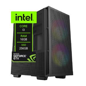 PC Gamer Chipart , Intel Core i3-14100F , Chipset H610M-E D4 , 16GB DDR4 (2X8) 3000 MHz , SSD NVMe 256GB , Gtx 750 Ti