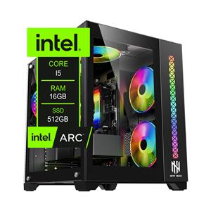 PC Gamer Chipart , Intel Core i5-10400 , Chipset H510 , 16GB (2x8) DDR4 , SSD NVMe 512GB , Arc B570