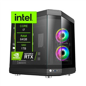 PC Gamer Chipart , Intel i7-12700F , Chipset B760M , 64GB (4x16) DDR5 , SSD NVMe 1TB , RTX 4070 SUPER , Water cooler 360mm