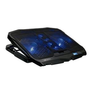 Suporte para Notebook Gamer C3Tech NBC-100BK , 17.3" , Com 4 Fans , LED Azul , Ajustável , Preto