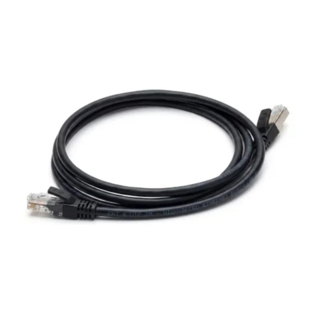 Cabo de Rede Prysmian Patch Cord CAT6 , U/UTP , LSZH , 24 AWG , RJ45 , 1,5 Metros , Preto , 10718551
