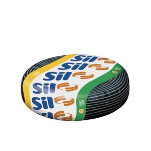Cabo Flexsil 4,00 Mm Preto Rolo Com 100 Metros Sil
