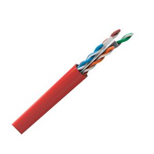 Cabo Lan CAT6 4P 24AWGX4P 305M CMX Vermelho