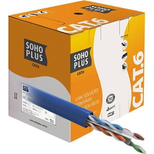 Cabo Lan CAT6 4P Sohoplus 305M CMX Azul