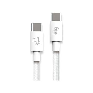 Cabo Usb-C ELG TC60 , 3.0a , 1 Metro , Branco