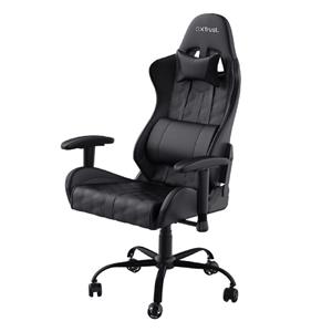 Cadeira Gamer Trust GXT 708 Resto , Com Almofadas , Reclinável , Preto