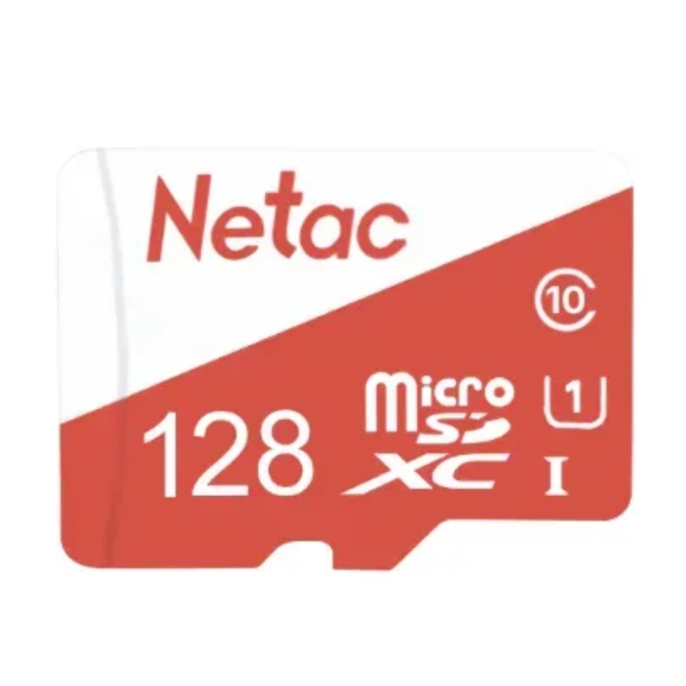 Cartão de Memória Netac 128GB , MicroSDXC , UHS-I U1 , Class 10 , P500 ECO