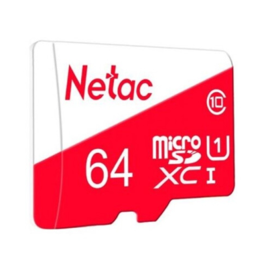 Cartão de Memória Netac 64GB , MicroSDXC , UHS-I U1 , Class 10 , P500 ECO