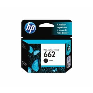 Cartucho HP 662 CZ103AB Preto